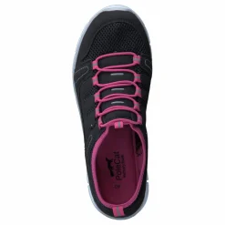 Polecat 435-2311 Comfort Sock Black/Fuchsia Svart Best
