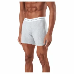 Bula 2 Pk Boxer, Web Grey Grå