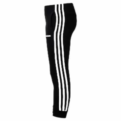 adidas 3 Stripe Girls Pants White/Black Svart Clearance