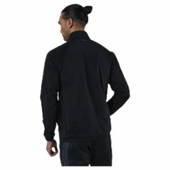 adidas Tennis 3 Stripes Knit Jacket Black Svart Outlet