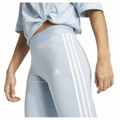 adidas 3 Stripes Leggings Blue Vit Discount