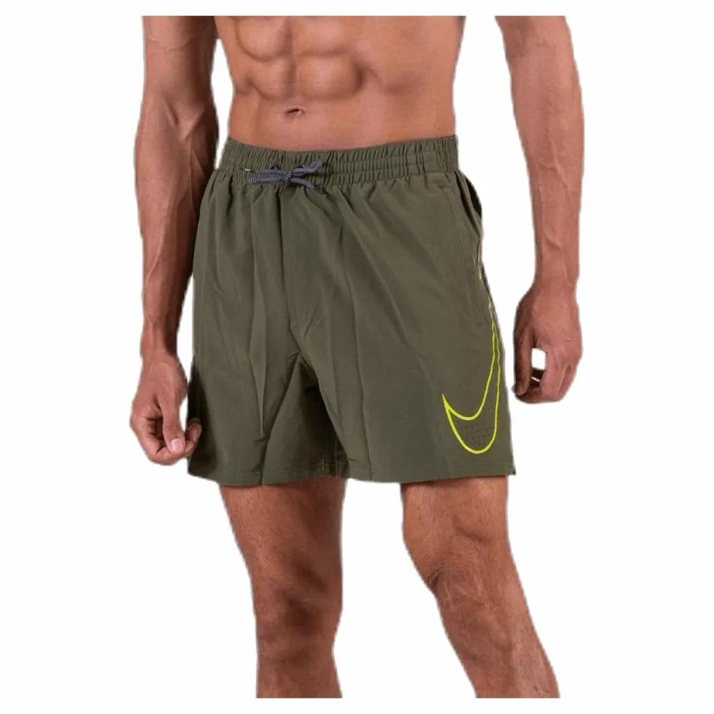 Nike Swim 5" Volley Short Big Swoosh Green Grön Best