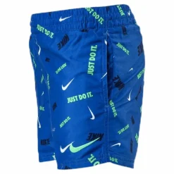 4" Volly Short Logofetti Junior Blue*Nike Swim Sale