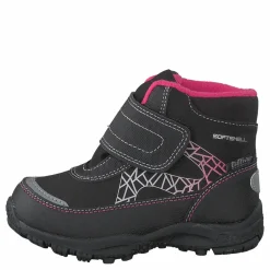 430-2962 Waterproof Warm Lined Black/fuchsia*Gulliver New
