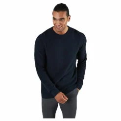 Jack & Jones Aaron Knit Crew Neck Blue Blå Outlet