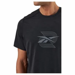 Activchill Graphic Move T-Shirt Black*Reebok Outlet