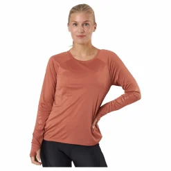 Röhnisch Active Logo Long Sleeve Copper Brown Orange Hot