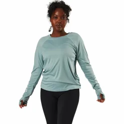 Röhnisch Active Logo Long Sleeve Silver Blue Blå Best