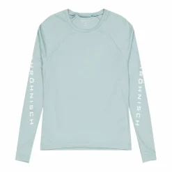 Röhnisch Active Logo Long Sleeve Silver Blue Blå Best