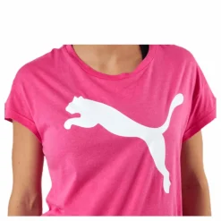 Active Logo Tee Pink*Puma Hot