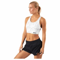 Active Longline MedImpact Crop White*2XU Best