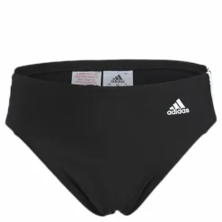 adidas 3 Stripes Swim Trunk Black Vit och Svart Best
