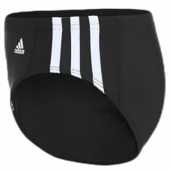 adidas 3 Stripes Swim Trunk Black Vit och Svart Best