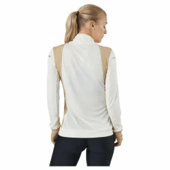 adidas Blocked Longsleeve Tee Women Wonder White / Beige Tone Vit Hot