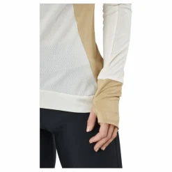 adidas Blocked Longsleeve Tee Women Wonder White / Beige Tone Vit Hot