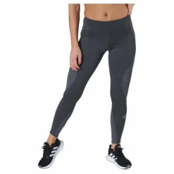 adidas Fast Running Primeblue Leggings Women Grey Six / Grey Four Svart