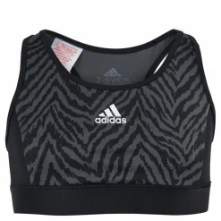 adidas Girls D2M Bra-Top Black / Grey Six / Black Svart Hot
