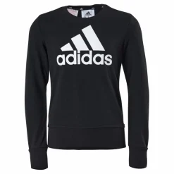 Girls Essentials Big Logo Sweatshirt Black / White*adidas Outlet