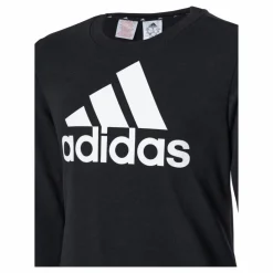 Girls Essentials Big Logo Sweatshirt Black / White*adidas Outlet