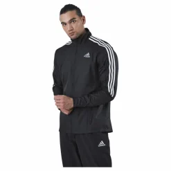 Marathon Jacket 3 Stripe Men Black / White*adidas Outlet