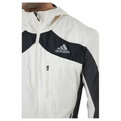adidas Marathon Jacket Ocean P.Blue Men Wonder White / Black New
