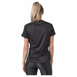 adidas Own The Run Tee Women Black Svart New