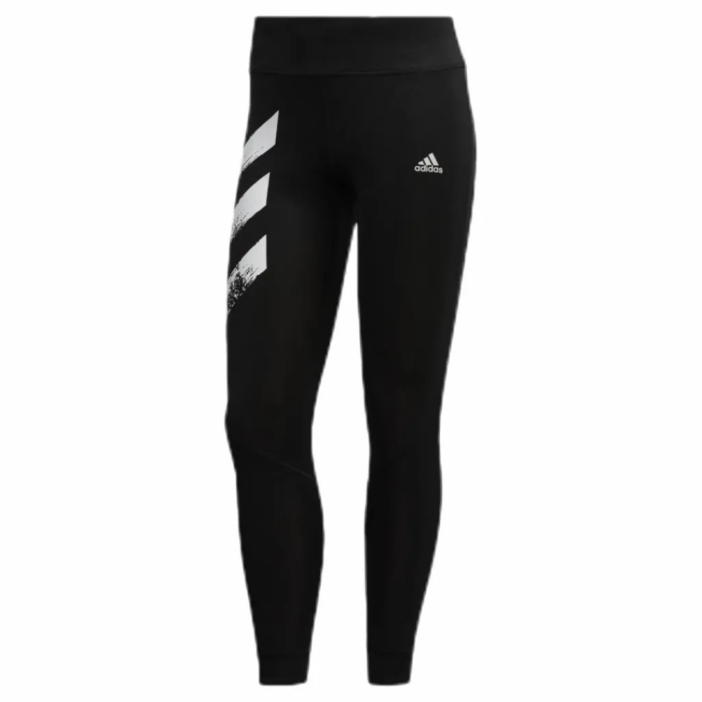 adidas Own The Run Tight Pb 3 Stripes Women Black Svart Clearance