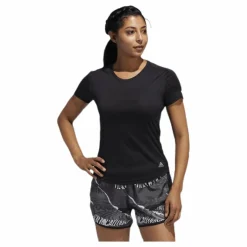 Run It Short Sleeve Tee Women Black*adidas Hot