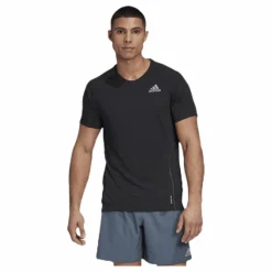 adidas Runner Tee Men Black Svart Outlet
