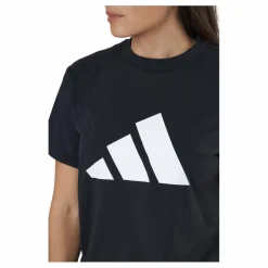 adidas Sportswear Three Bar T-Shirt Black Svart New