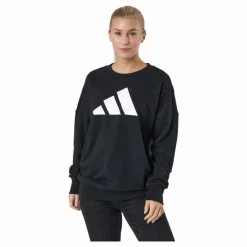 adidas Sportswear Three Bar Sweatshirt Black Svart Clearance