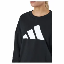 adidas Sportswear Three Bar Sweatshirt Black Svart Clearance