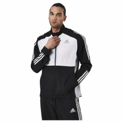 adidas Track Jacket M Black / White / Halo Silver Flerfärgad Outlet