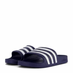 adidas Adilette Aqua Slides Dark Blue / Cloud White / Dark Blue Blå Hot