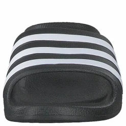 adidas Adilette Aqua Slides Kids Core Black / Cloud White / Core Black Grå