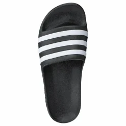 adidas Adilette Aqua Slides Kids Core Black / Cloud White / Core Black Grå