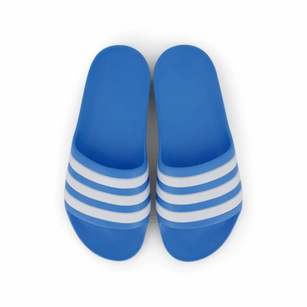 Adilette Aqua Slides Kids Blue Burst / Cloud White / Blue Burst*adidas Best