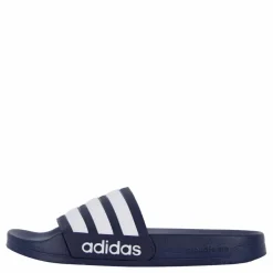 adidas Adilette Shower Slides Legend Ink / Cloud White / Legend Ink Blå Outlet