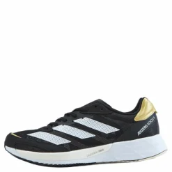 adidas Adizero Adios 6 Shoes Core Black / Cloud White / Wonder White Hot