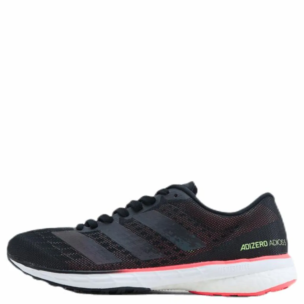 adidas Adizero Adios 5 Shoes Core Black / Core Black / Signal Pink / Coral Online