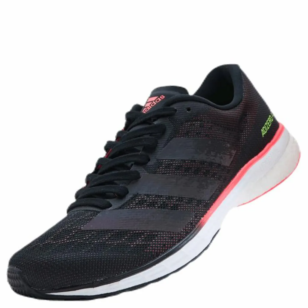 adidas Adizero Adios 5 Shoes Core Black / Core Black / Signal Pink / Coral Online