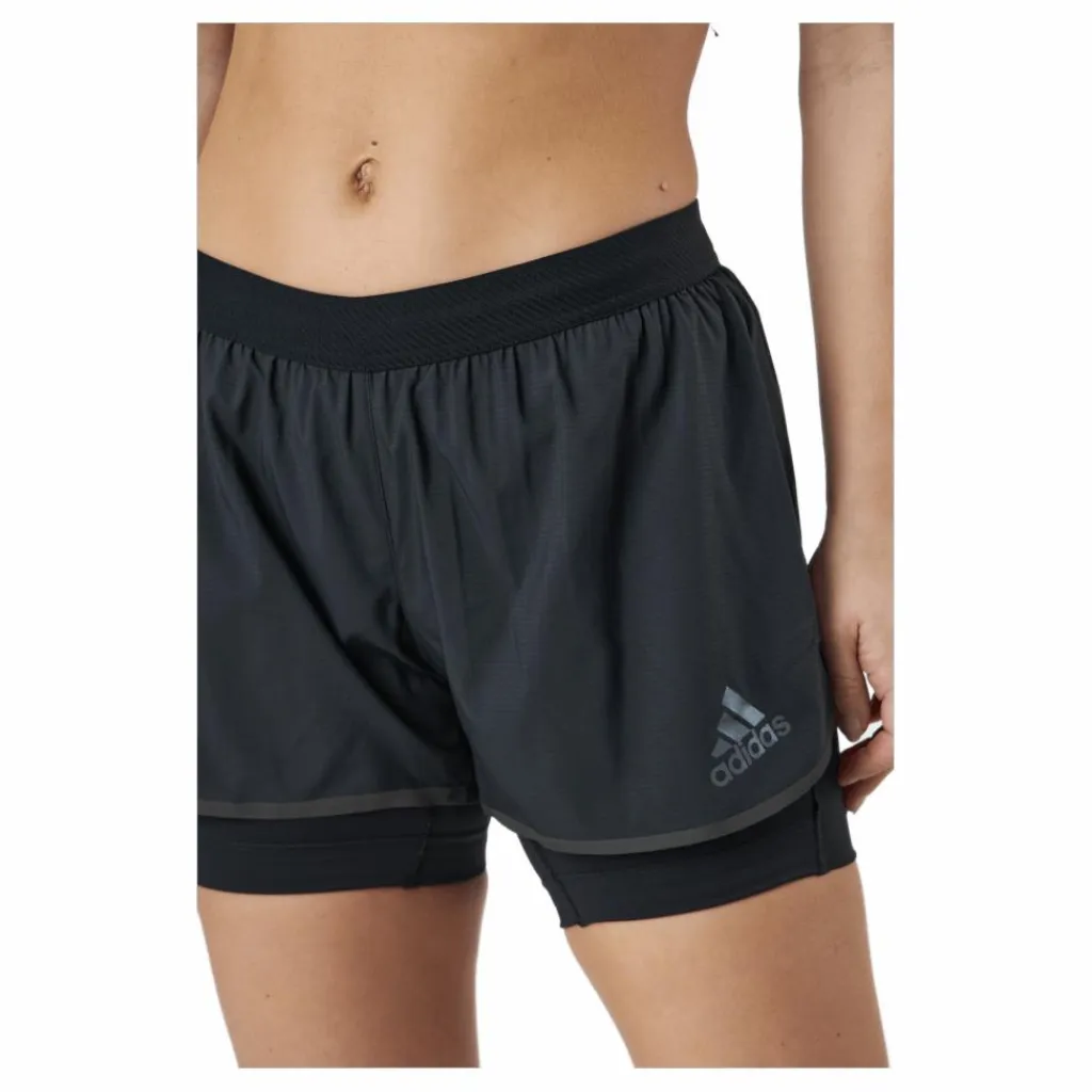 adidas Adizero 2In1 Short Women Black Svart Sale