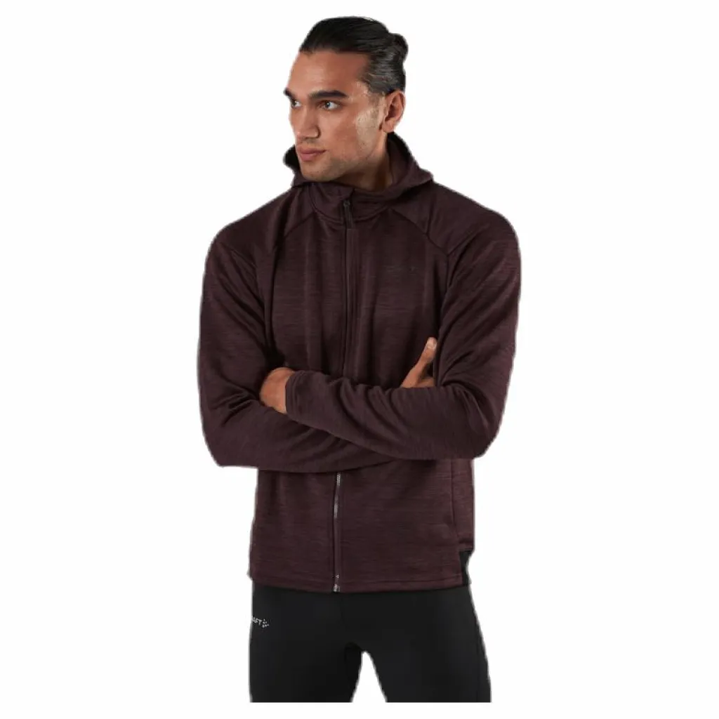 ADV Charge Zip Hood Jkt Brown*Craft Hot