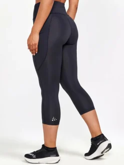 Craft Adv Essence Capri Tights 2 W Black Svart Best