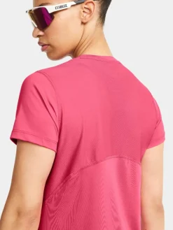 Craft Adv Essence Ss Tee W Fuchsia Rosa New