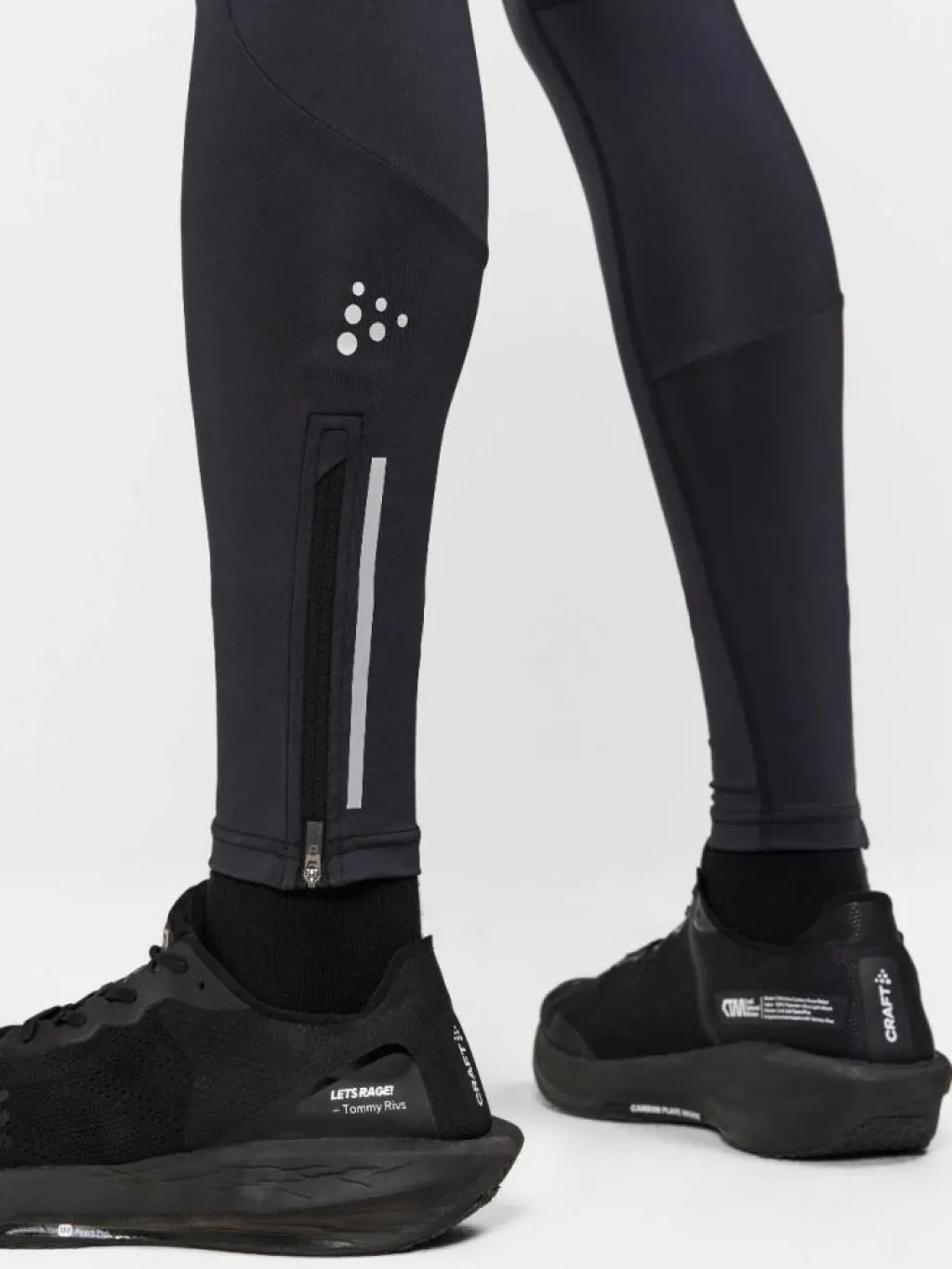 Craft Adv Essence Zip Tights 2 M Black Svart Hot