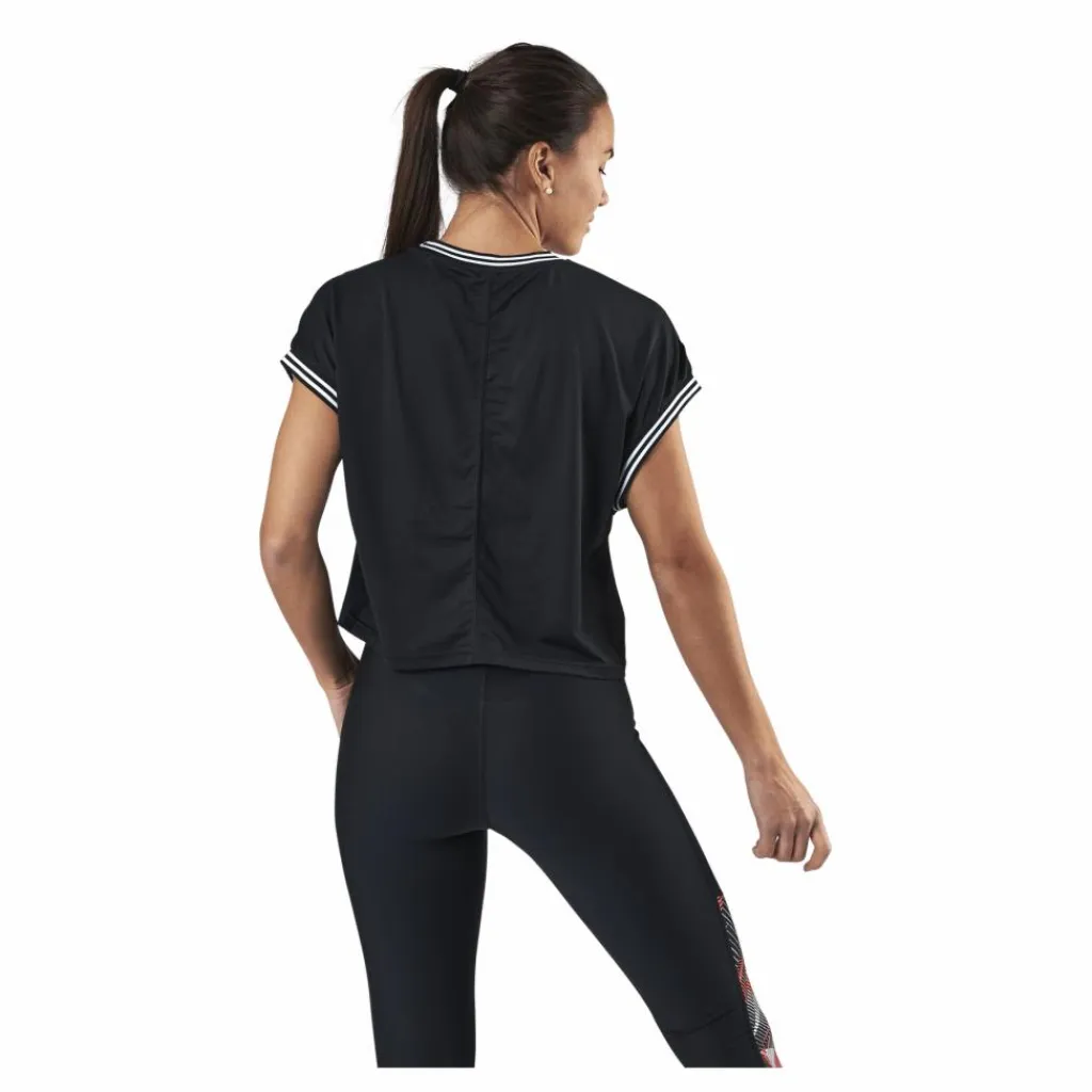 Only Play Ady SS Mesh Tee Black Svart Hot