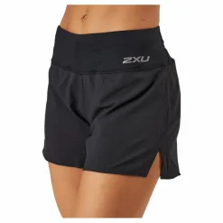 2XU Aero 5 Inch Shorts Black/silver Reflective Svart Outlet