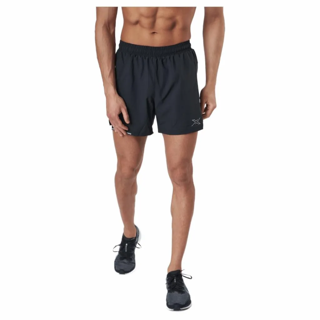 Aero 5 Inch Shorts Black/silver Reflective*2XU Clearance