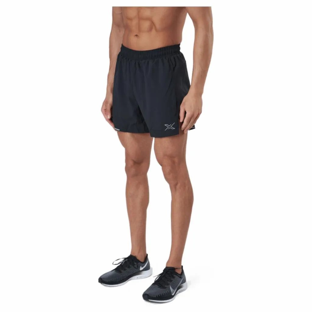 Aero 5 Inch Shorts Black/silver Reflective*2XU Clearance
